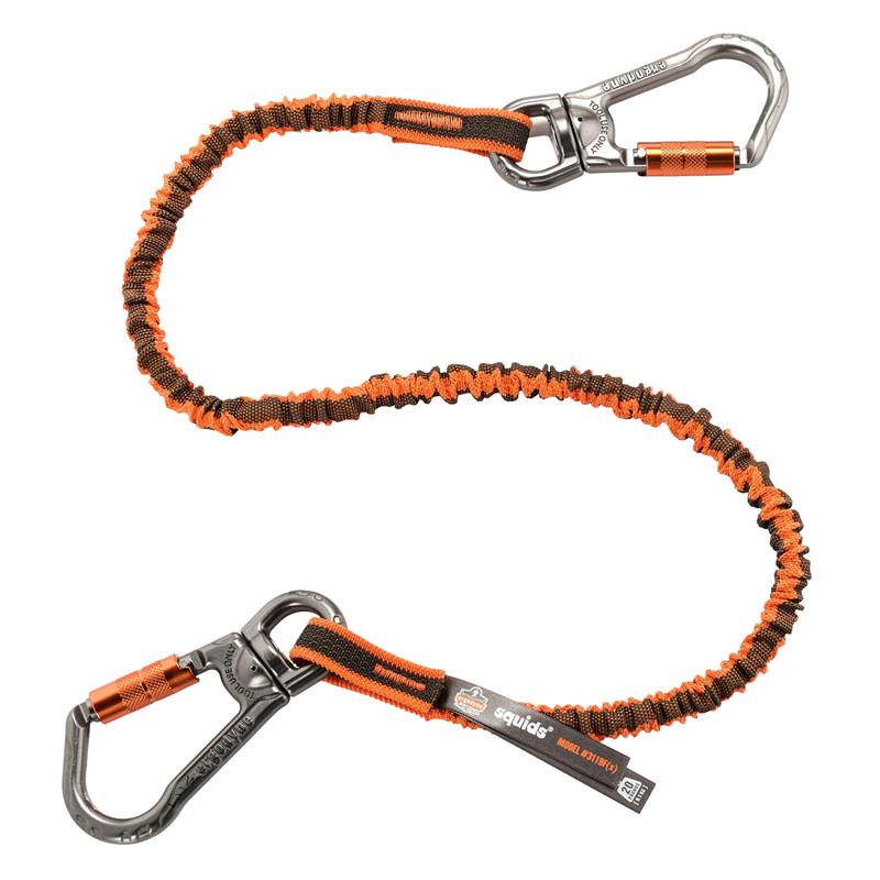 SQUIDS DUAL CARABINER TOOL LANYARD - Squids Tool Lanyards